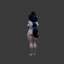 Curvy Princess 3d model