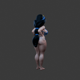 Curvy Princess 3d model