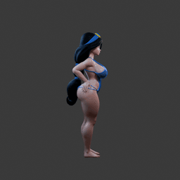Curvy Princess 3d model