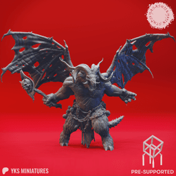 Orcus - The Demon Prince of Undeath - Tabletop Miniature (Pre-Supported) 3d model