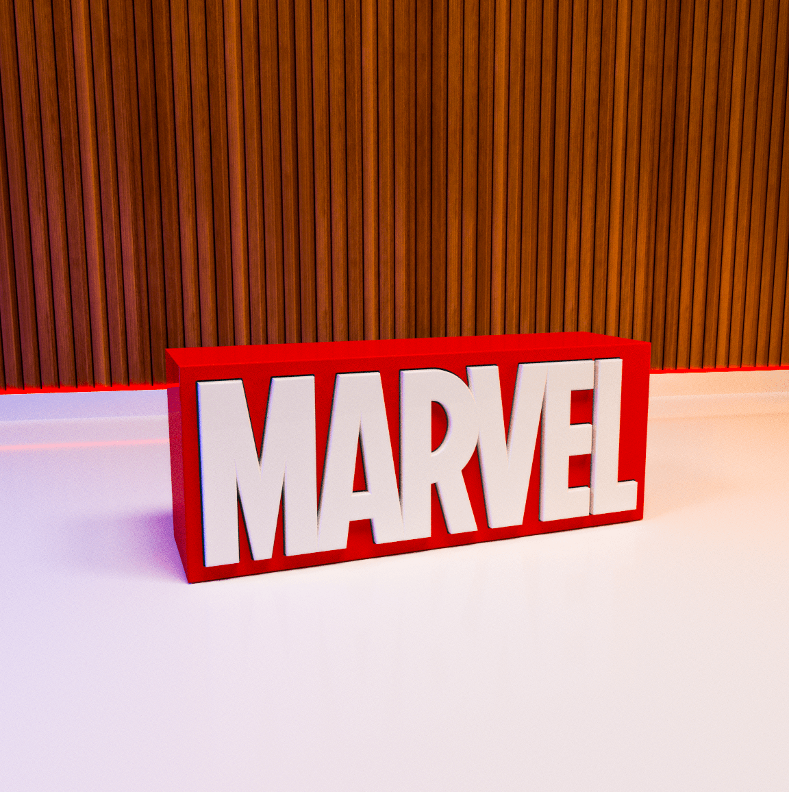 MARVEL - DECOR 3d model