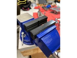 3" Bench Vise Magnetic Soft Jaws Multi-Grooved 3d model
