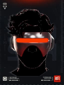 Rivals Cyclops Visor 3D Printer STL file 3d model