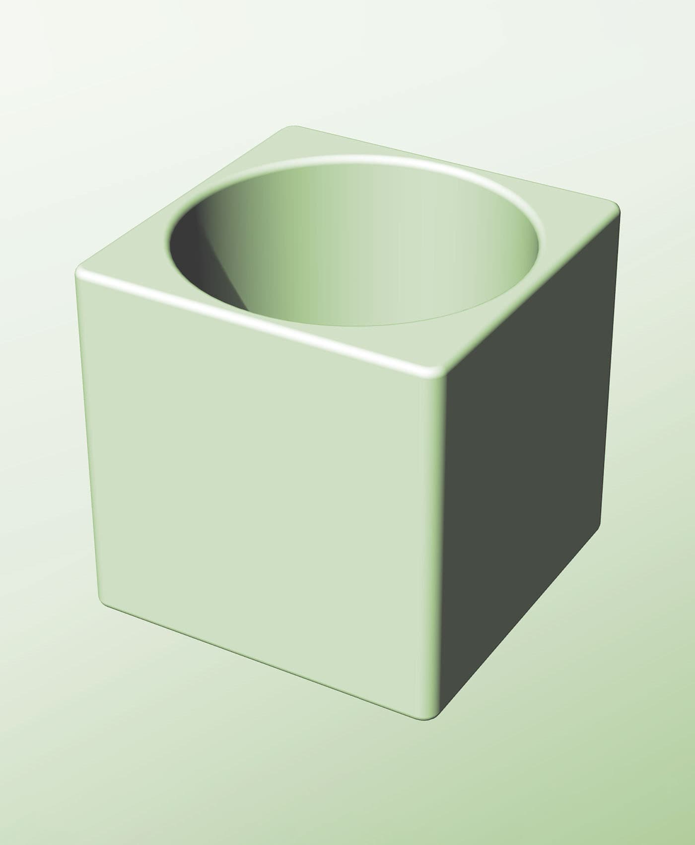 CS128-140 Stacking module bin for modern home decor 3d stl file 3d model