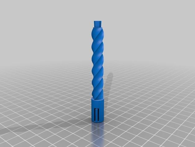 Pump Hand Drill for hex bits 3d model