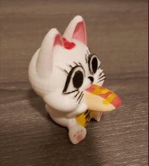 Turbo Granny Lucky Cat from DanDaDan 3d model
