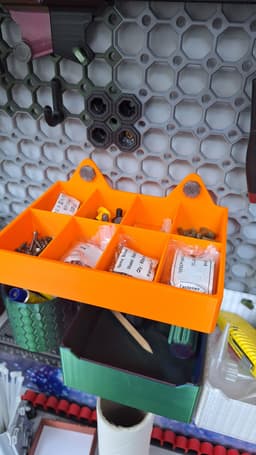Multiboard nUTray bits n bolts - 8up.3mf 3d model