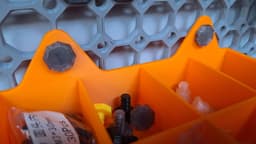 Multiboard nUTray bits n bolts - 8up.3mf 3d model