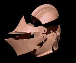 DARK SOULS 3 KNIGHT HELMET LIFE SIZE COSPLAY – DARK SOULS III KNIGHT HELM FAN ART STL 3d model