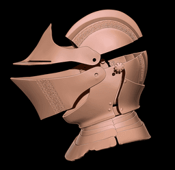 DARK SOULS 3 KNIGHT HELMET LIFE SIZE COSPLAY – DARK SOULS III KNIGHT HELM FAN ART STL 3d model