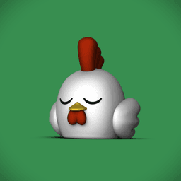 Chikipi Sleeping (+MMU 3mf) -Palworld Fanart 3d model