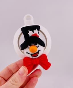 Snowman Ornament Set 3d model