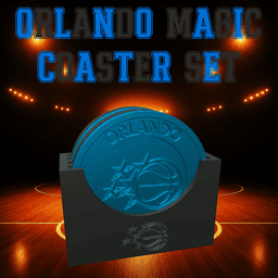 Orlando Magic Coaster Set (NBA) 3d model