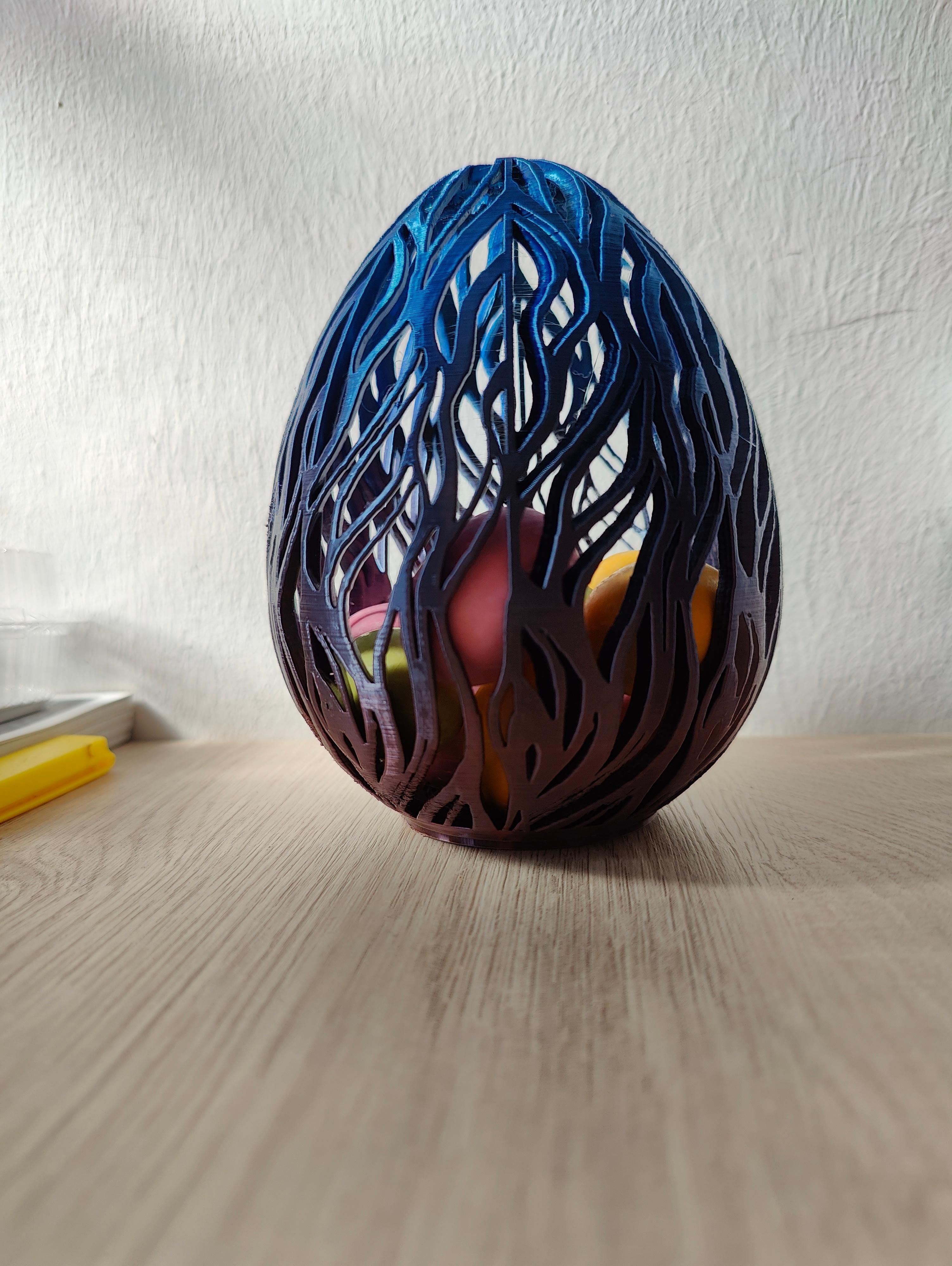 Large Patterned Easter Egg Box - Did some in rainbow filament as an Easter present for my coworkers ;p they look amazing 😍😍😍 - 3d model