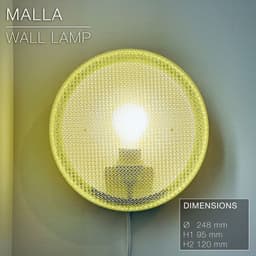 MALLA | Woven Wall Lamp E14/26/27 3d model