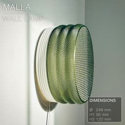 MALLA | Woven Wall Lamp E14/26/27 3d model