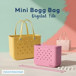 Mini Bogg Bag, Bogg Bag Keychain, Stanley Cup Bag Accessories, Barbie Beach Bag, Bag Ornament 3d model