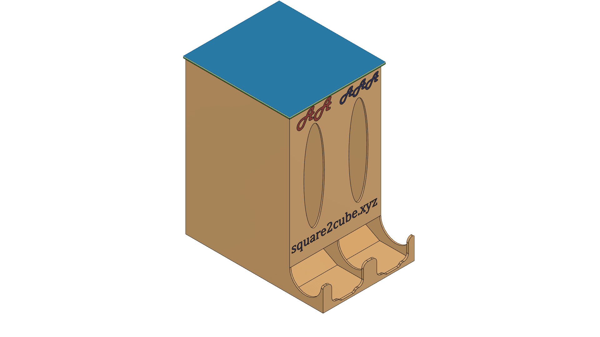 Battery storage 3d model