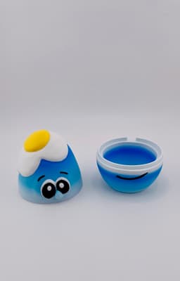 Eggcellent Fried Egg Buddy Hollow Version 3d model
