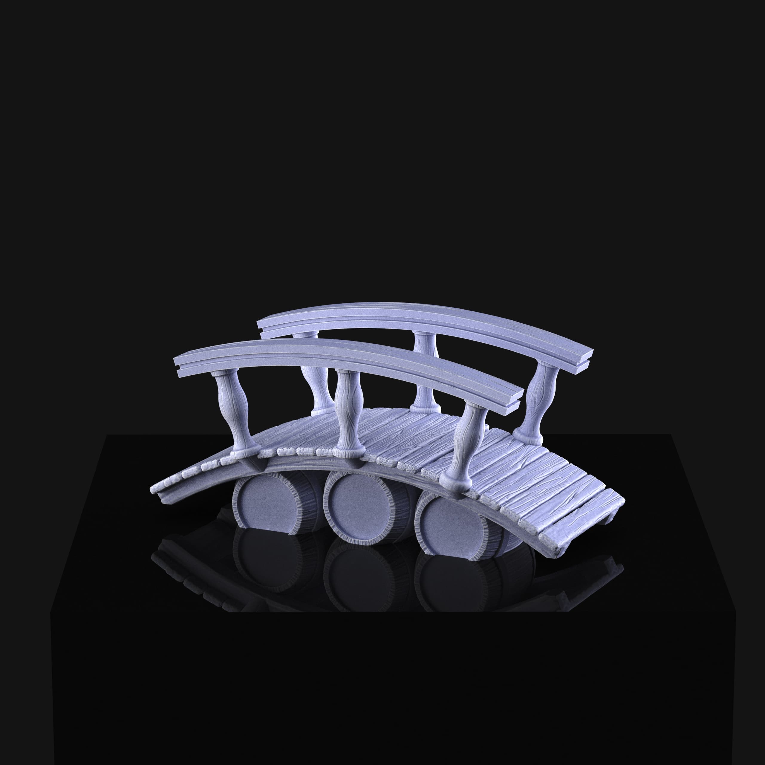 Wodden Bridge 3d model