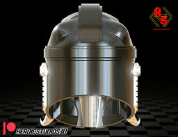 Black Mando Helmet 3d model