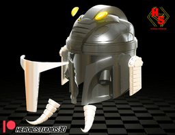 Black Mando Helmet 3d model
