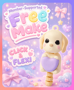 Labrador Retriever Love Heart Fidget Clicker Toy (Limited Time Free) 3d model