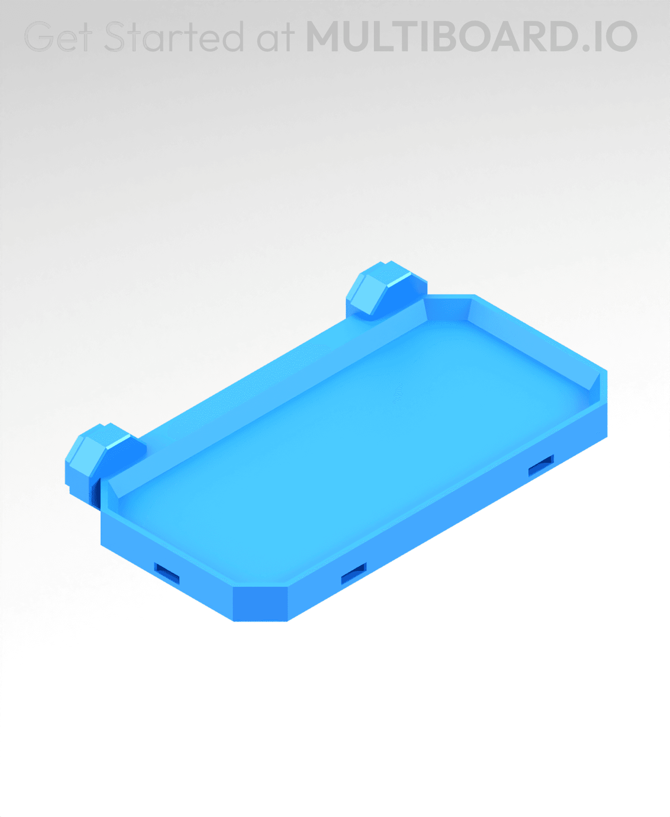 4x2 MU - Simple Bolt-Locked Shelf 3d model