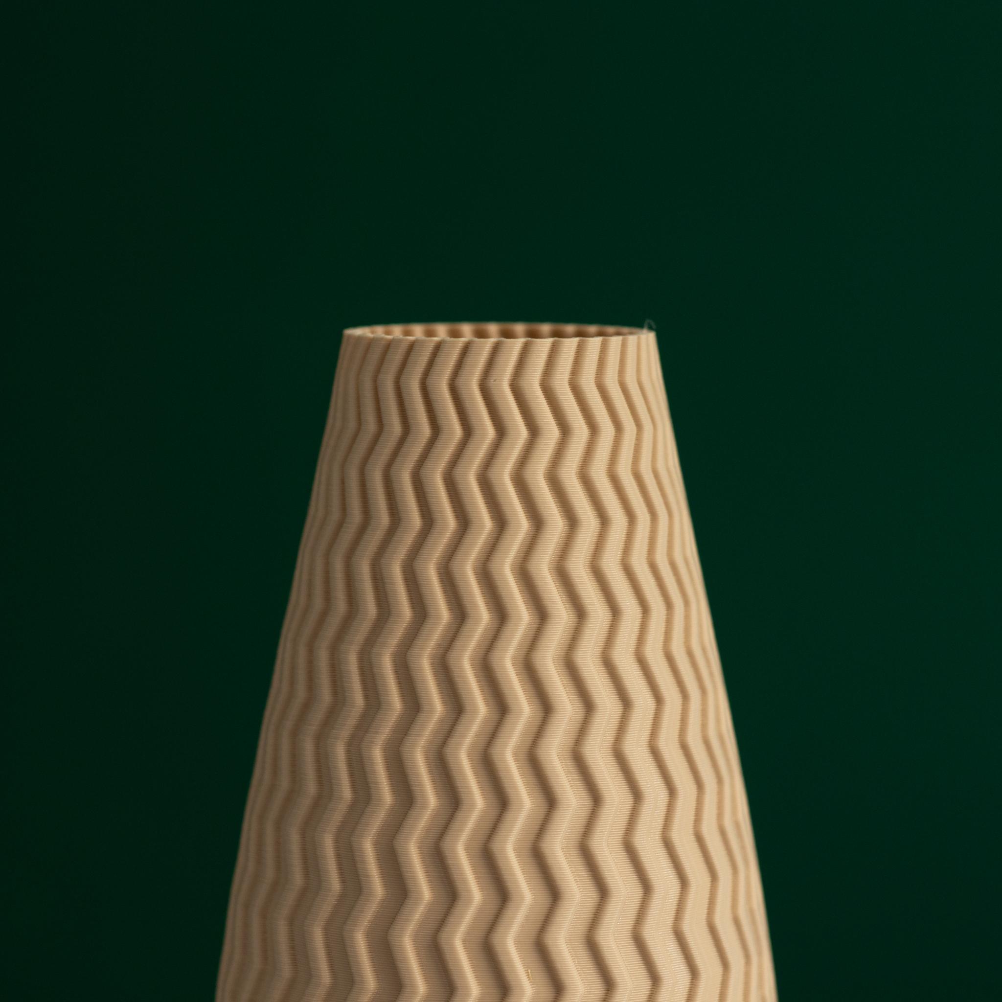 Conical Zigzag Vase (vase mode) 3d model