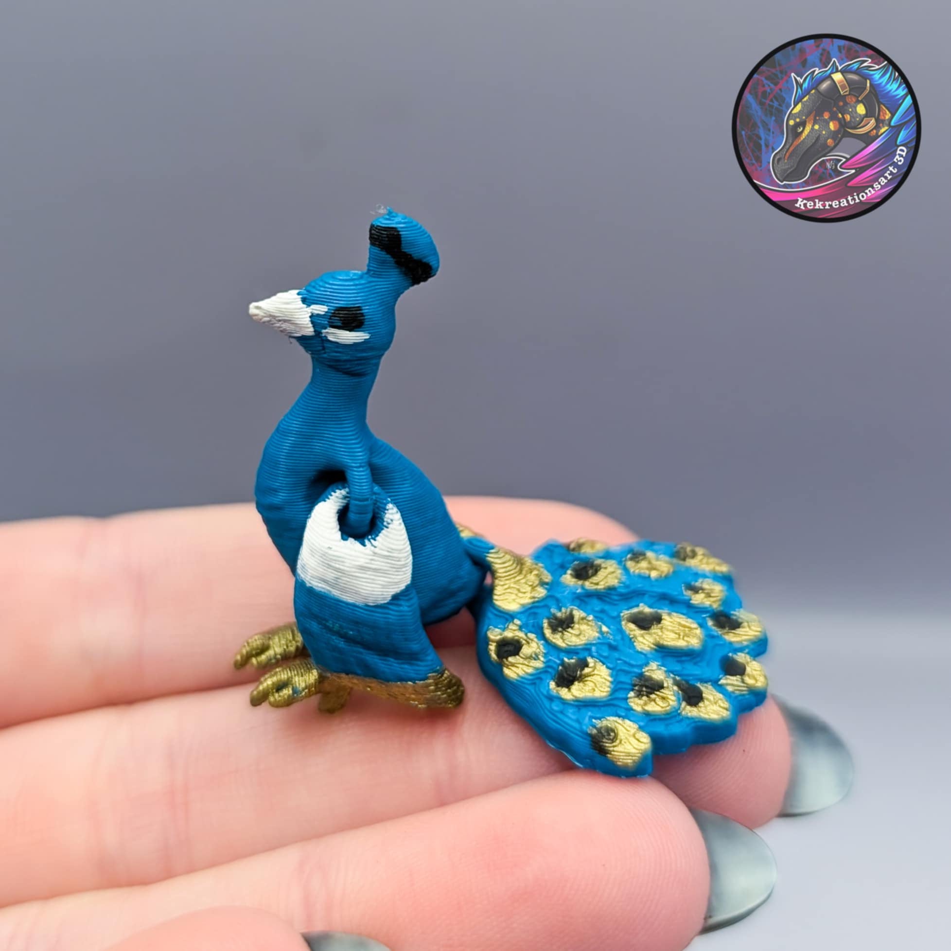 flexi nano peacock 3d model