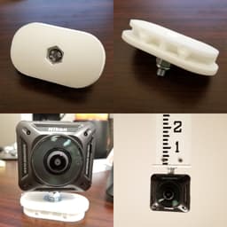Survey Level Rod Camera Mount 3d model