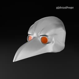 Plague Doctor Mask 3d printable model 3d model