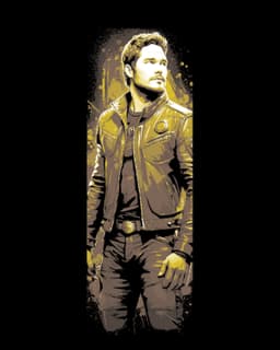 Fanart Set of Bookmarks from Guardians of the Galaxy - Rocket, Groot and Star-Lord 3d model