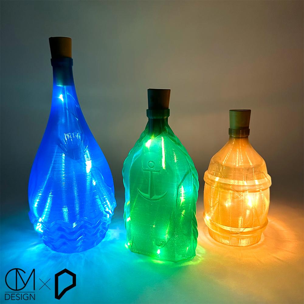 Protopasta Shell Bottle by CM Design 3d model