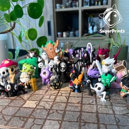 Evil Giant Spider - Easy Multicolor FDM RPG Minis (No supports) 3d model