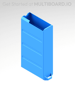 1x4x2 LU - MultiBin Simple Drawer 3d model