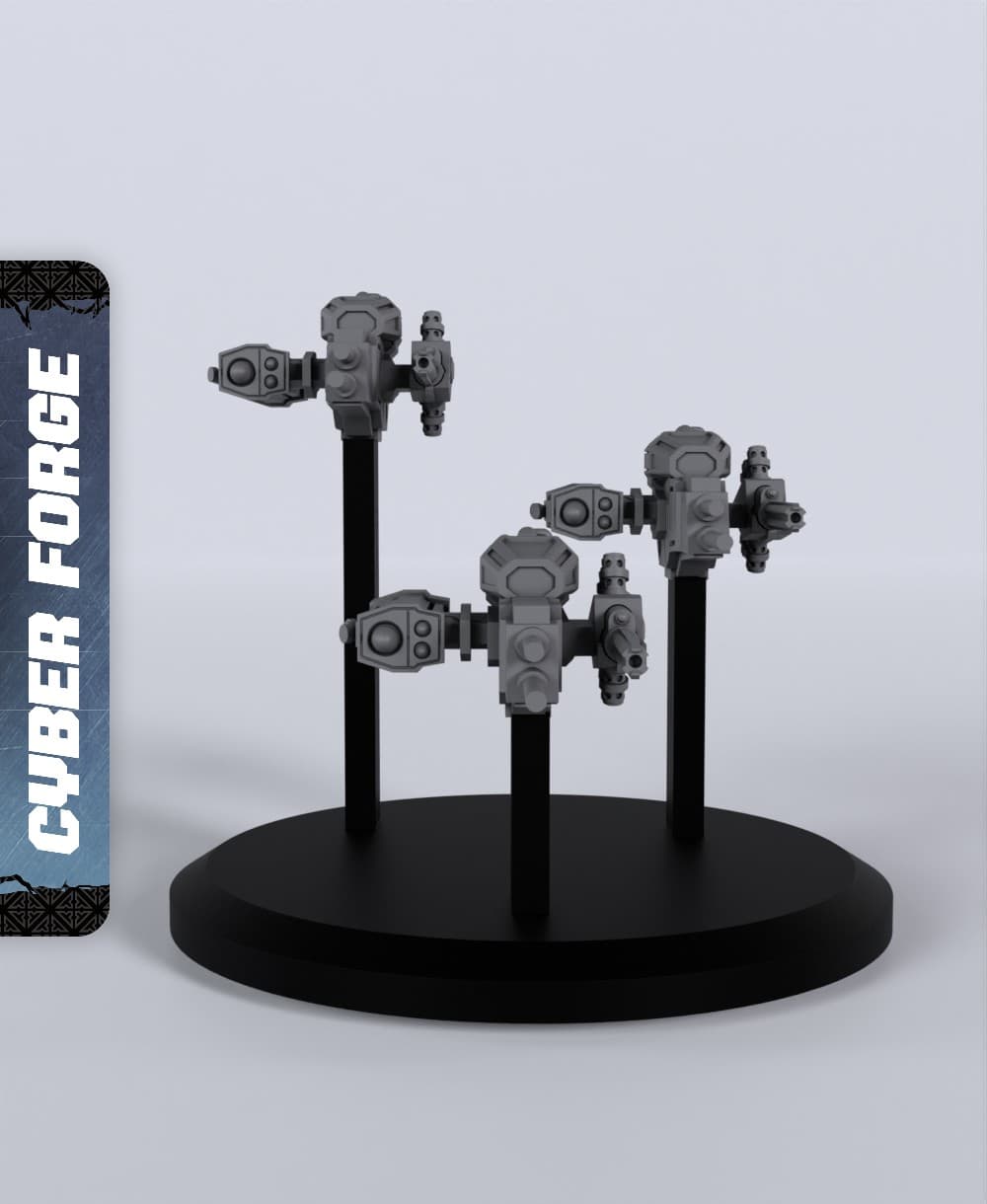 Blackstar - With Free Cyberpunk - Sci-Fi Gift Ideas for RPG and Wargamers 3d model