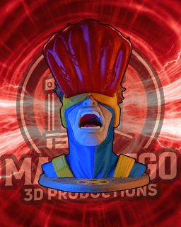 Cyclops - Heads of Power - Bust - Gaming Stand 3d model