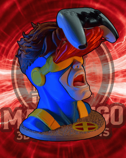 Cyclops - Heads of Power - Bust - Gaming Stand 3d model