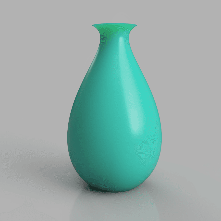 Semi baloon vase 3d model