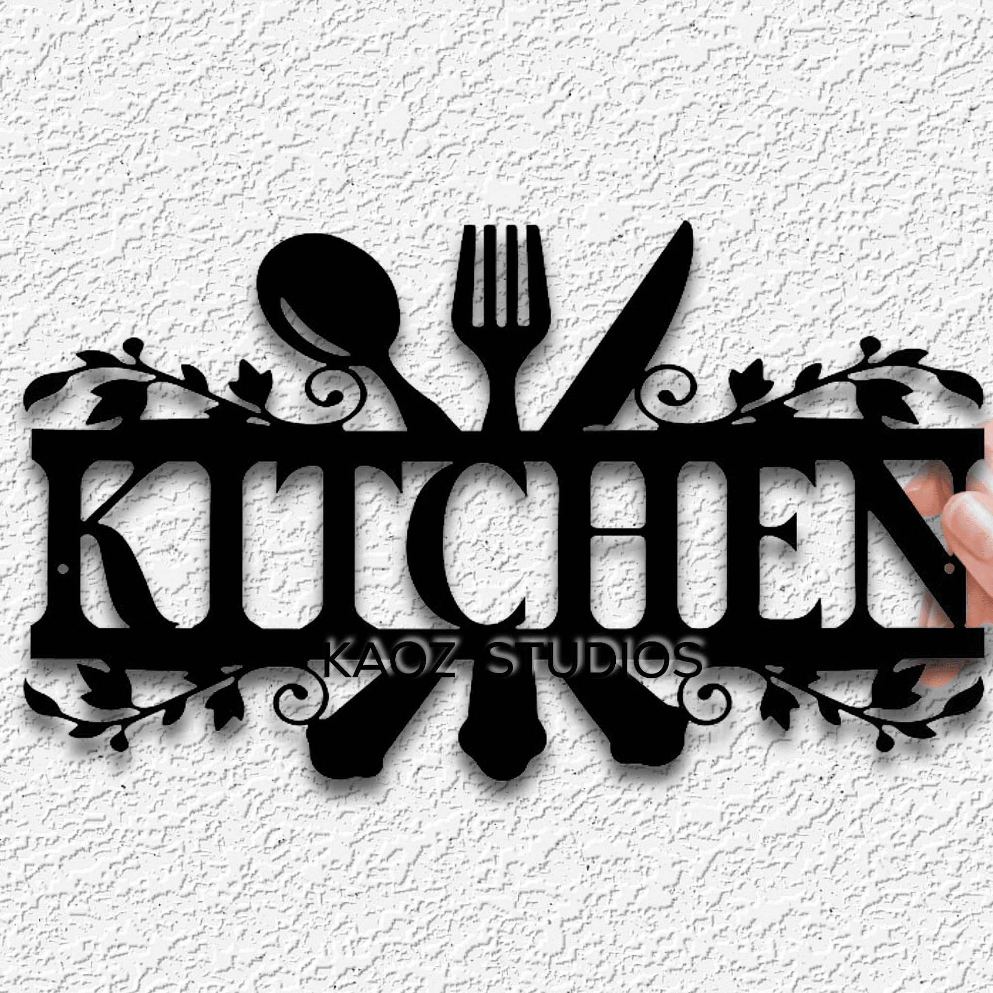 kitchen sign wall art dining room decor 3d model