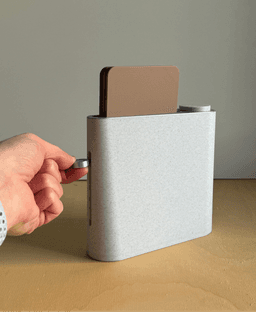 Toaster Coaster, coaster set, bottle opener, straw dispenser. 3d model