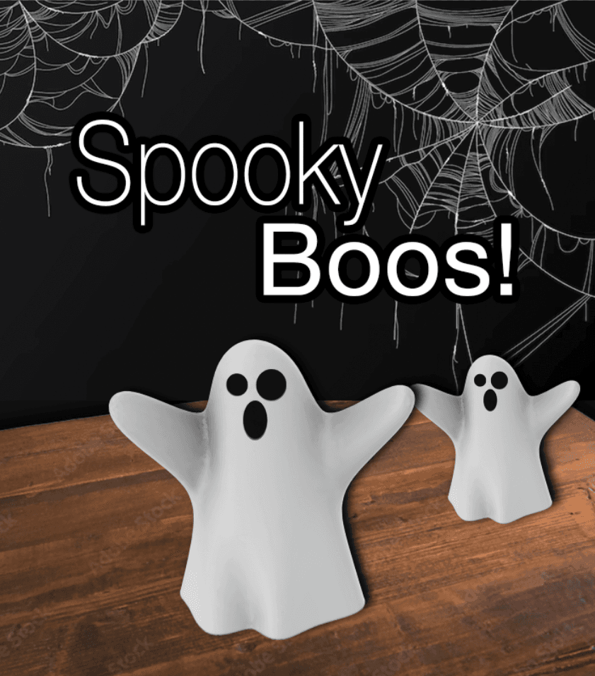 Ghosts - Spooky Boos! 3d model