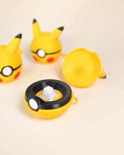 Pikachu Ball Fidget Clicker Keychain 3d model