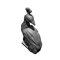 Mystical Peacock Statue Minimalist 3d model