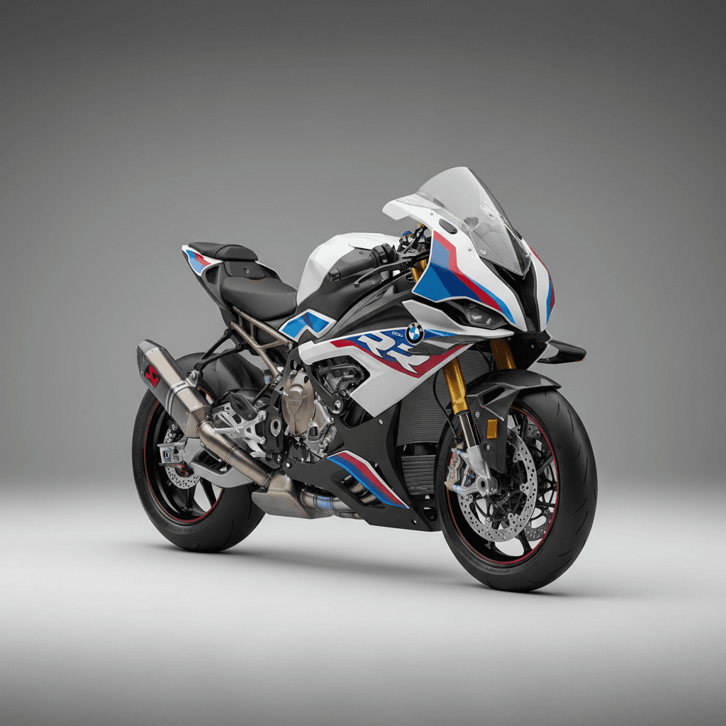 BMW M1000RR Racing Superbike Motorcycle 3d model