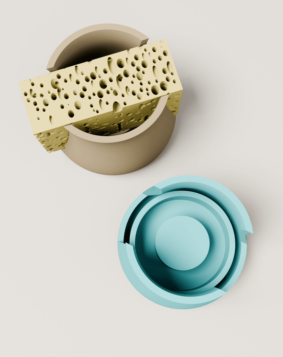 Kitchen Sponge Holder Version 3 3d model