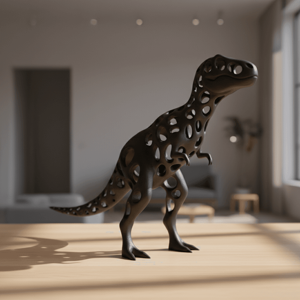 Stylish Interior Sculpture STL 3d model