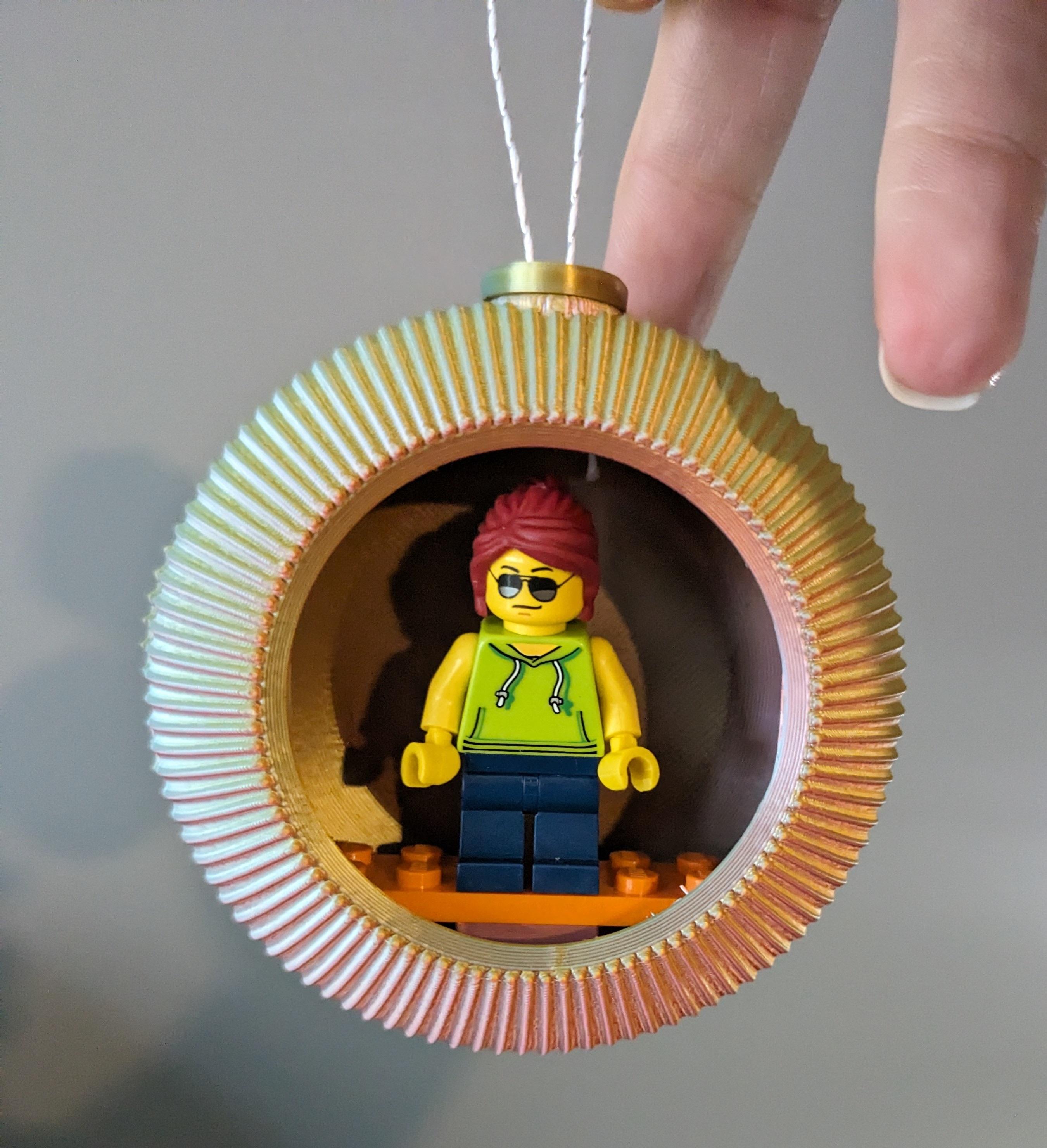 Lego Minifig Display Ornament 3d model