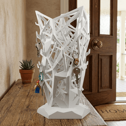 Abstract Geometric Keychain Stand 3d model